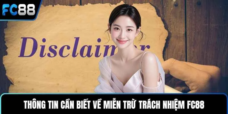 Miễn Trừ Trách Nhiệm FC88 – Những Quy Định Nên Nắm Rõ