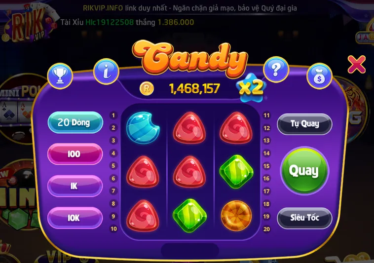 Chiến Thuật Chơi Minigame Candy Tại RikVip Ngọt Ngào Và Thắng Lớn