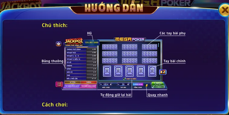 Cách Chơi Mega Poker Tại RikVip Thủ Thuật Ăn Hũ Lớn Cực Dễ