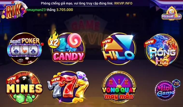 Giải Trí Cực Vui Nhận Quà Cực Khủng Cùng Minigame RikVip Mỗi Ngày