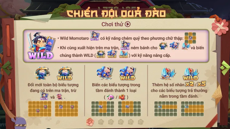 Bí Quyết Cách Chơi Nổ Hũ Momotaro Hành Trình Diệt Quỷ Tại RikVip Nhận Thưởng Lớn