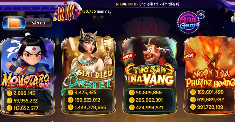 Săn Hũ Cực Đã Cùng Nổ Hũ RikVip Với Tỷ Lệ Thắng Siêu Khủng