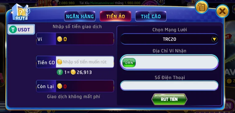 Hướng Dẫn Rút Tiền RikVip Siêu Tốc Nhận Tiền Ngay Trong Vòng 3 Phút